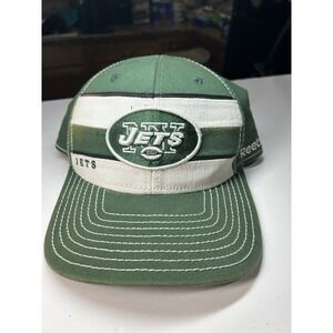 New York Jets NFL‎ Oncield vintage Reebok Green White hat size S/M *read